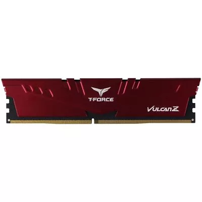 TeamGroup T-Force Vulcan Z (8GB) DDR4-3200 RAM (TLZRD48G3200HC16FBK) - Red • $29.68