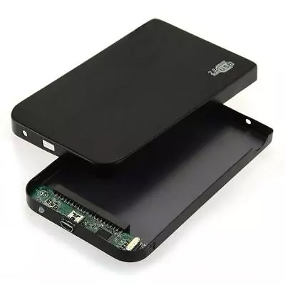 £5.99 • Buy 2.5 Inch External IDE Hard Drive Case Enclosure Caddy HDD SSD USB 2.0 Black