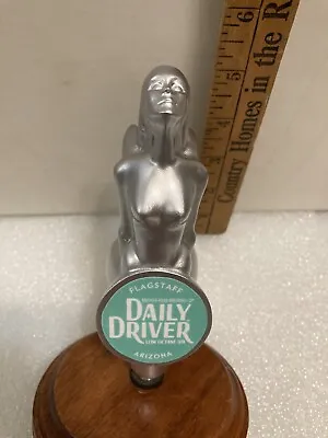 MOTHER ROAD DAILY DRIVER CHROME HOOD ORNAMENT SHORT Beer Tap Handle. ARIZONA • $77