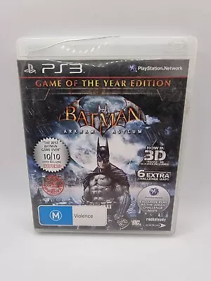 Batman Arkham Asylum GOTY PS3 Playstation 3 Sony PAL Region 2 - FREE POSTAGE  • $11.95