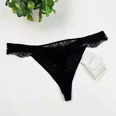 La Perla Blossoms Thong Black Size Large • $70