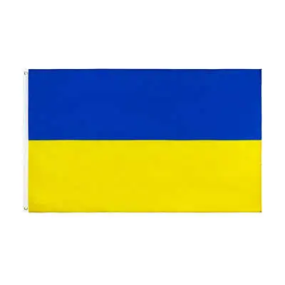 3x5FT Flag Ukraine Ukrainian Prapor Ukrainy Ensign PringCor • $12.99