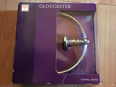 B&Q Chrome Gloucester Towel Ring - New In Box • £14.99