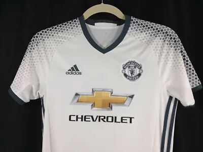 Manchester United Wayne Rooney #10 Adidas 16-17 3rd Away Match Shirt Jersey M • $199.91