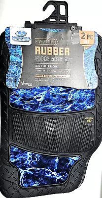 Mossy Oak Finishing Premium Rubber Floor Mats Blue Strong Durable • $68.99