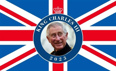 £4.90 • Buy 2023 King Charles III Coronation Union Jack Flag, Large Size Street Party Flag