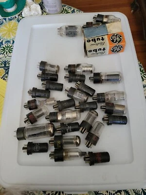 $24.99 • Buy Lot Of 35+ Vintage  Vacuum Tubes- GE, RCA, Westinghouse, Sylvania- Radios? Amps?