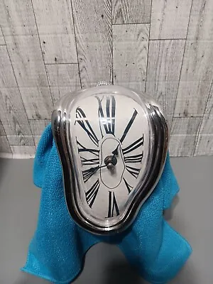 Melting Clock Salvador Dali Watch Melted Clock For Decorative Home Office Shelf • $20