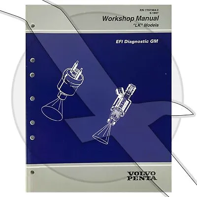 Volvo Penta 1996-1997 EFI Fuel Systems Diagnostic For GM Factory Service Manual • $22.99