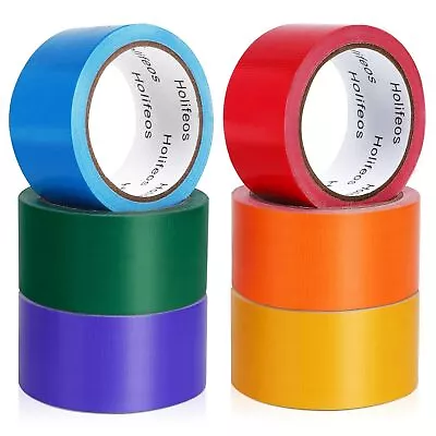 6Roll 2''x15 Yd Heavy Duty Colored Duct Tape For PackingArts&CraftsDIY Project • $22.99