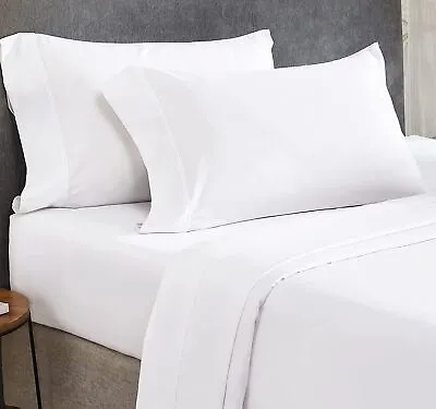 Luxury 4-Pc Queen Size Sheets Set Egyptian Cotton 16' Inch Deep Pockets. • £77.78