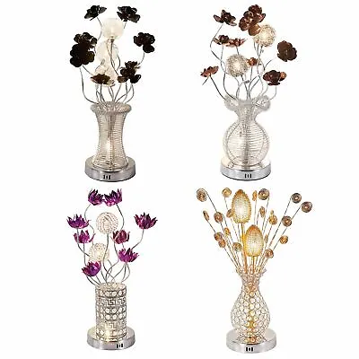 £37.99 • Buy Flower Vase Lamp Table Top Lamp LED Lighting