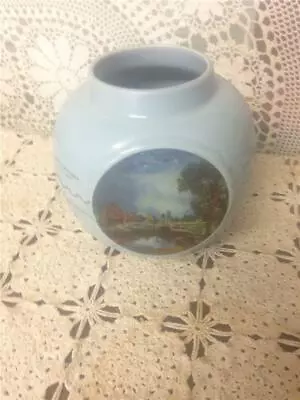 TWININGS Ceramic Tea Caddy / Canister. John Constable Paintings. Staffordshire • $9.95