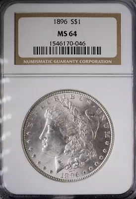 1896 Morgan Dollar NGC MS64 • $110