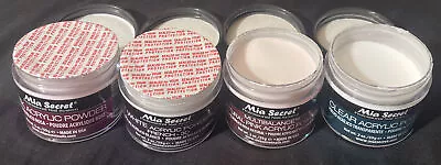 4 PACK VARIETY-Mia Secret Professional Acrylic Nail Powder 2 Oz (2 LIGHTLY USED) • $34.99