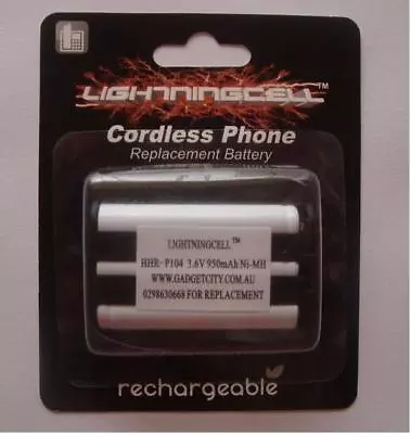 2 X Panasonic Cordless Phone Rep Battery Hhr-p104 Hhr-p104a • $22.88