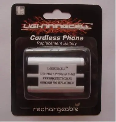 Lightningcell Cordless Phone Replacement Battery Hhr-p104 Hhr-p104a Hhrp104 • $12.88