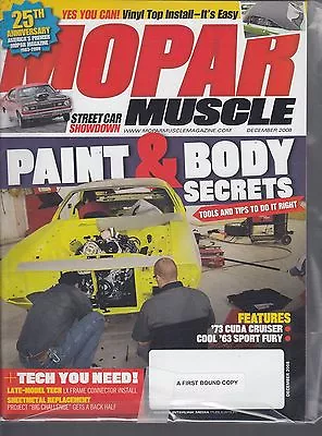 Mopar Muscle--Dec-2008-----2529 • $4.95