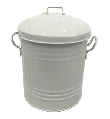 15 Litre Colour Mini Metal Bin Small Dustbin Rubbish Bathroom Toy Storage Made I • £15.95