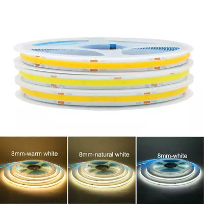 COB LED Strip Light Flexible Waterproof IP68 Tape Lights DIY Lighting 12V • £6.70