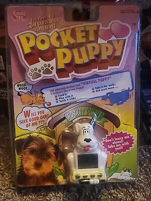 Vintage Pocket Puppy Interactive Virtual Pet Cool Tec Key Chain *Factory Sealed* • $29.99