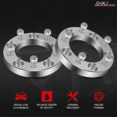 Pair 1  Wheel Spacers 5X5.5 For Ford F-150 Dodge Ram 1500 Van Jeep CJ6A 1/2 X20 • $39.70