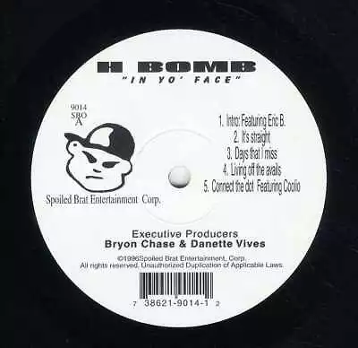 H-Bomb - In Yo Face '96 LP US ORG!VG+/EX • $19.99