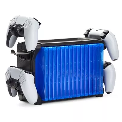 Video Game Storage Stand For Blu-Ray And Game Cases Holds 15 Cases Black • $23.89