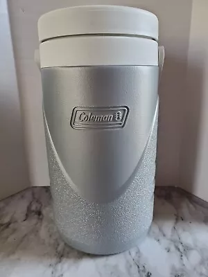 Rare 1/2 Gallon Coleman 6009 Silver  USG 9th Annual Golf Outing  Water Jug  • $16.99