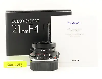 New Voigtlander Color-Skopar 21mm F/4 P MF Wide Angle Lens VM For Leica M Mount • $337.49