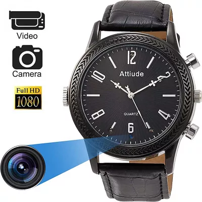 Spy Watch Camera Mini Camera Portable HD 1080P Secretly Record Wearable Cam 32gb • $37.66