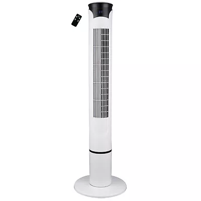 40  Tower Fan Remote 3 Speed Timer Slim Tall Quiet Oscillating Home Air Cooling • £36.99