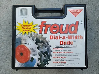 Freud SD608: 8  Dial-A-Width Stacked Dado Sets Freud SD608 • $100