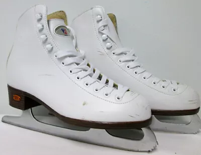 Riedell White Figure Ice Skates • $180