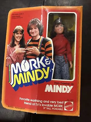 NIB Vintage 1979 Mattel Mork & Mindy 9  MINDY DOLL Poseable Pam Dawber 1277 • $141