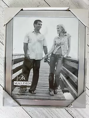 Malden Silver 8x10 Sleek Metal Frame • $12.34