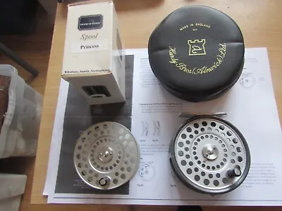 A1 Excellent Hardy Alnwick Princess Trout Fly Fishing Reel + Spool Etc • $273.52