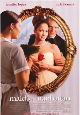 Maid In Manhattan 2002 Double Sided Original Movie Poster 27  X 40  • $18