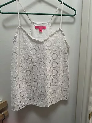 Lily Pulitzer Eyelet Top Small • $19.99