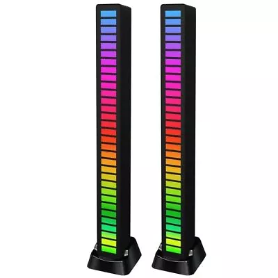 Wireless RGB Sound Control Light Bar (2 Packs): Music-Activated LED Ambiance • $17.53