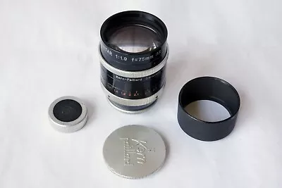 Kern-Paillard SWITAR AR 75mm 1:1.9 C-MOUNT Lens Excellent Working Order • $595