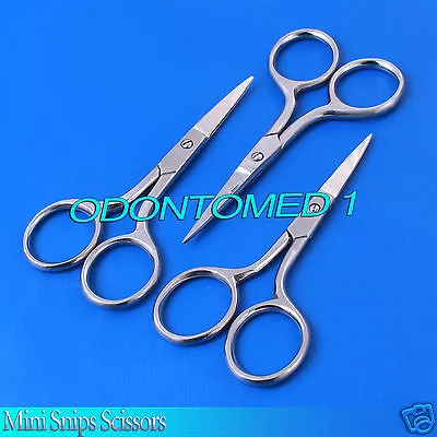 3 Mini Snips Scissors 3.50  Straight Embroidery Cross Stitch Sewing Manicure • $13.80