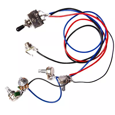 Electric Guitar Wiring Harness Kit 2V2T 3 Way Switch For Guitar Parts • $23.92