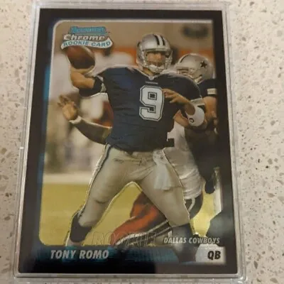 $30 • Buy Tony Romo Rookie 2003 Bowman Chrome - #144 (RC) NM To MINT Condition!