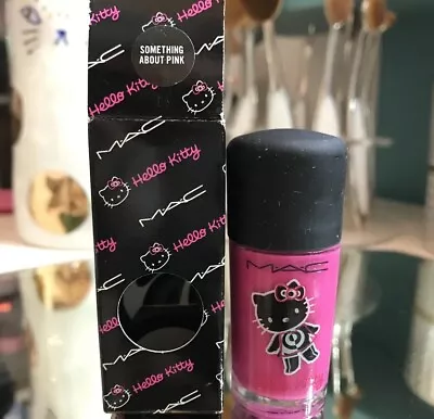 MAC Hello Kitty SOMETHING ABOUT PINK Nail Lacquer Cream Polish NEW NIB • $18