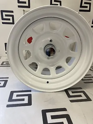 US Wheel 022 Drift Daytona 15x8 White 4x100mm Bolt Circle 022-5841W 4.5 Back Spa • $115.99