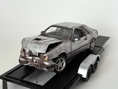 1986 Ford Mustang SVO Wrecked Abandoned With Trailer 1/18 Kodeblake Exclusive • $149.99