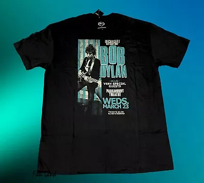 New Bob Dylan Classic In Concert Black Mens Vintage T-Shirt • $21.95