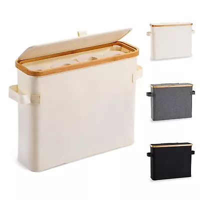 Toilet Paper Storage Basket With Lid Toilet Paper Organizer For Bathroom Ba... • $44.71