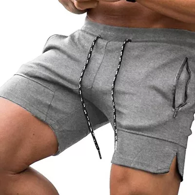 Men's Sports Training Running Bodybuilding Workout Fitness Shorts Gym Pants Work • $12.59